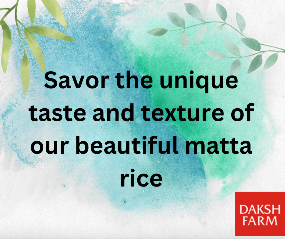 organic matta rice